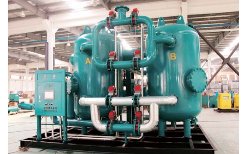 客戶(hù)使用現(xiàn)場(chǎng)：山西某電廠(chǎng)——零氣耗壓縮熱吸附式干燥機(jī)RGDLI-1900