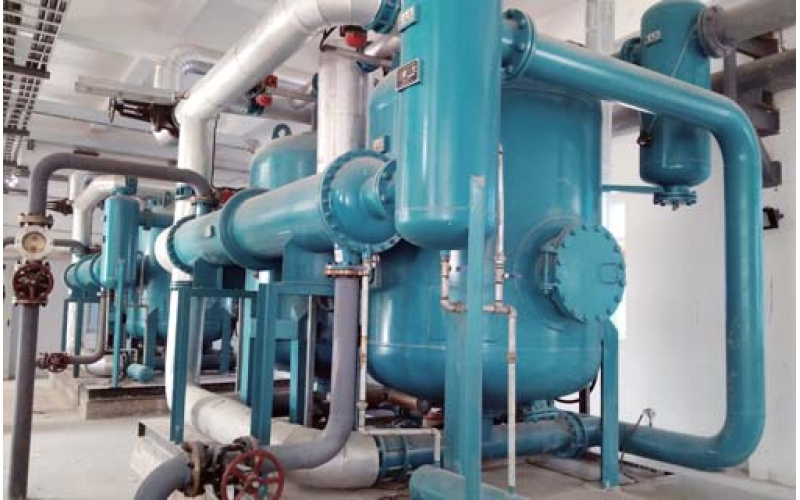 客戶(hù)使用現(xiàn)場(chǎng)：江蘇某包裝材料企業(yè) ——零氣耗壓縮熱再生吸附式干燥機(jī)RGDLYI-2500